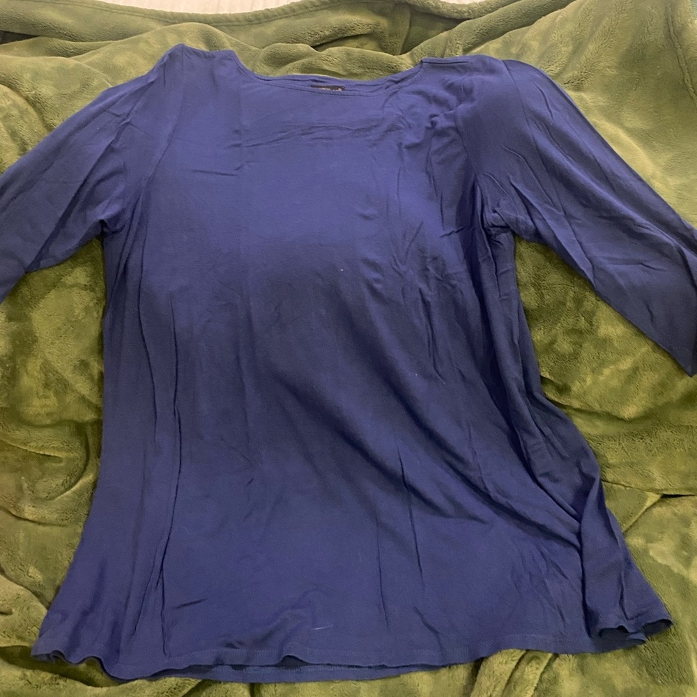 J. Jill Women's Blue Tunic, Size L